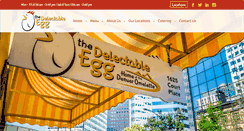 Desktop Screenshot of delectableegg.com